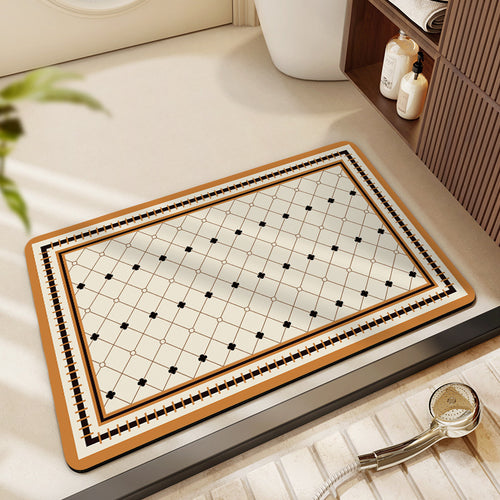 Luxurious Bathroom Floor Mat Bowlift