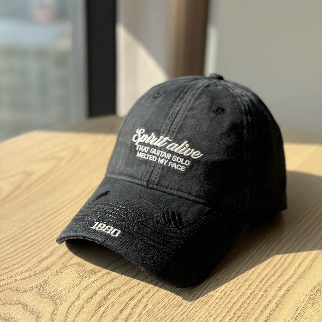 Men's Casual Distressed Cap Bowlift