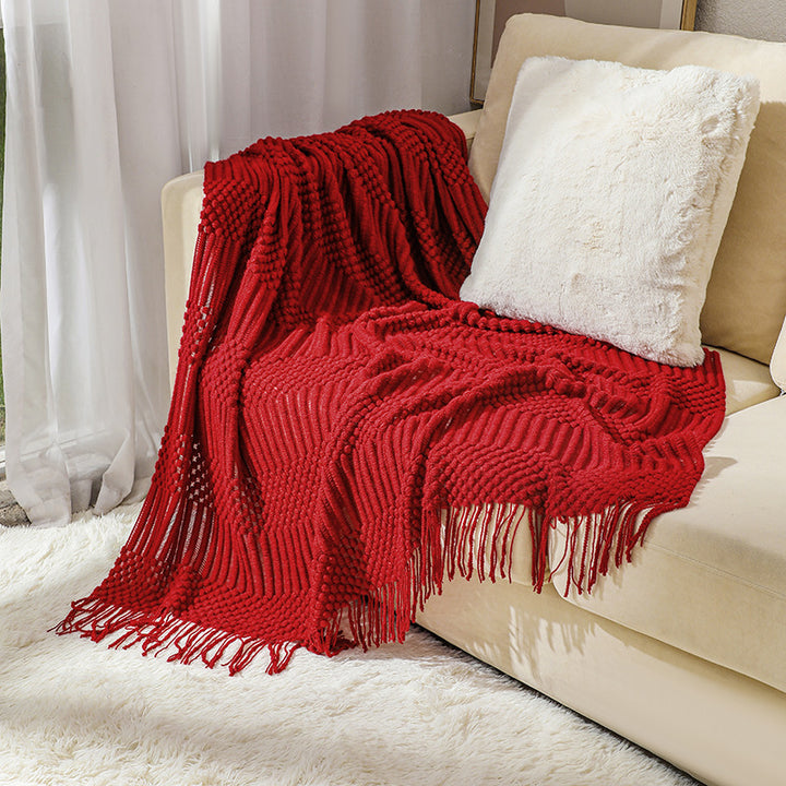 Textured Knit Scarf Bowlift
