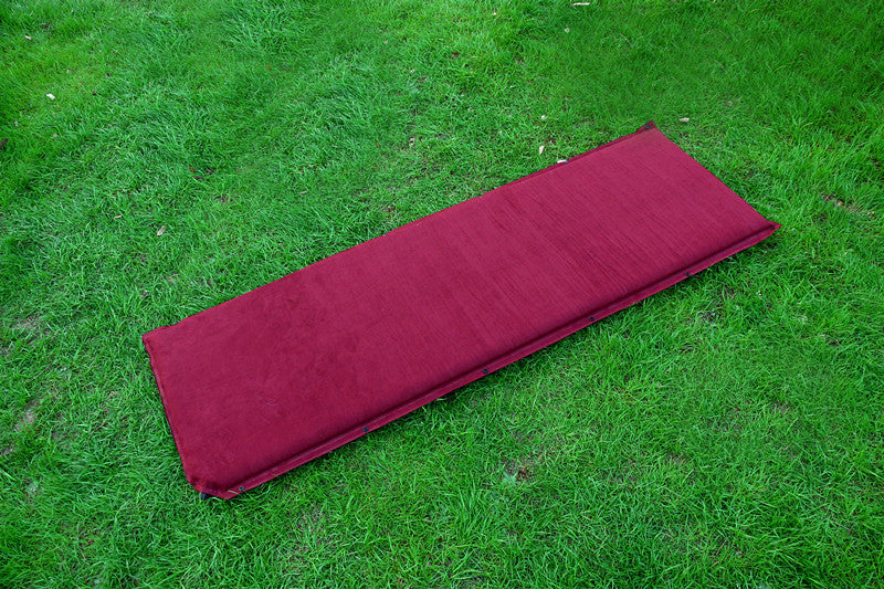 full-length camping sleeping pad with heavy-duty canvas cover and reinforced snap grommets Bowlift