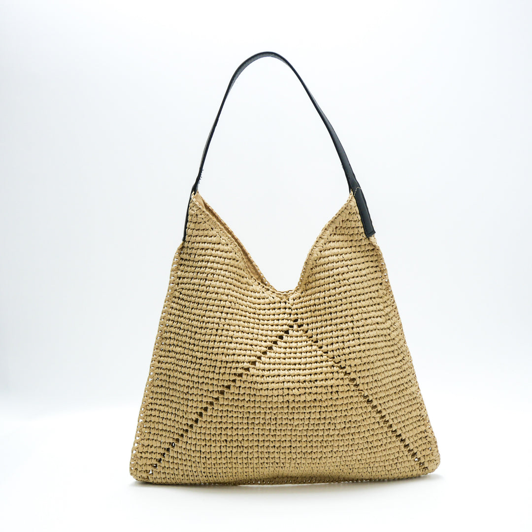 Hand-crocheted shoulder bag with modern design Bowlift