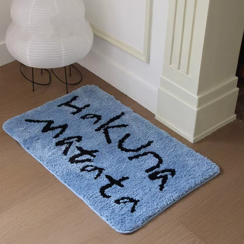 Cozy Phrase Bath Mat Bowlift