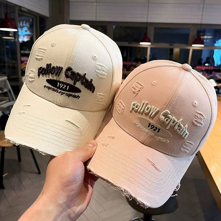 Men's Distressed Graphic Baseball Cap Bowlift 1784270078