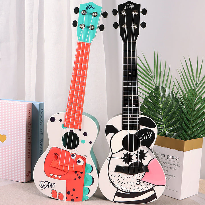 Mini Dinosaur-Themed Ukulele Bowlift
