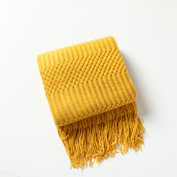 Textured Knit Scarf Bowlift