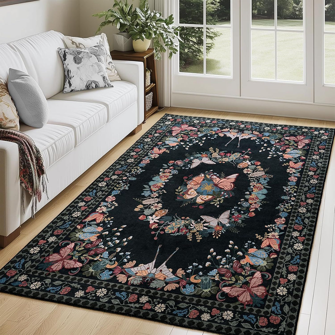 Nature-Inspired Decorative Area Rug
