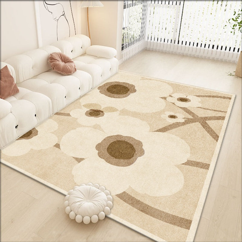 Elegant Floral Pattern Area Rug Bowlift