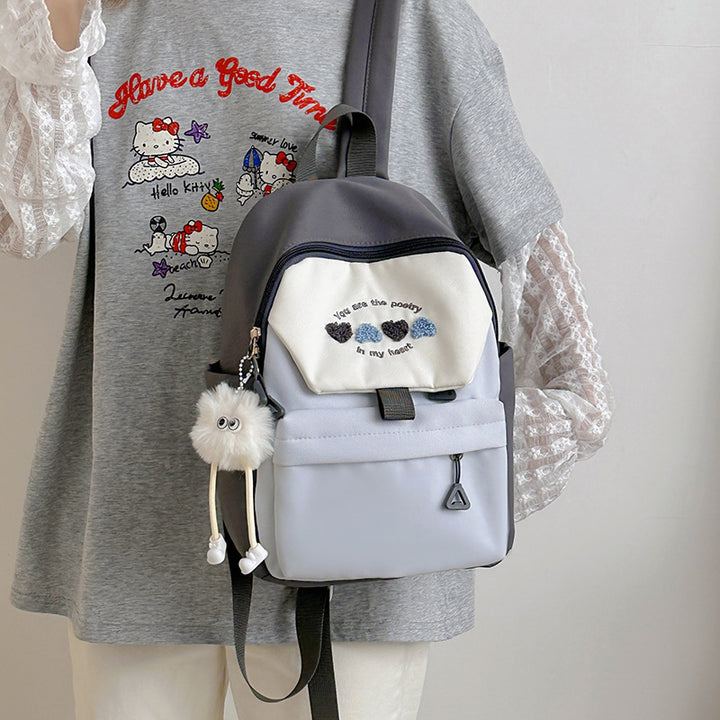 Casual Fabric Backpack Bowlift