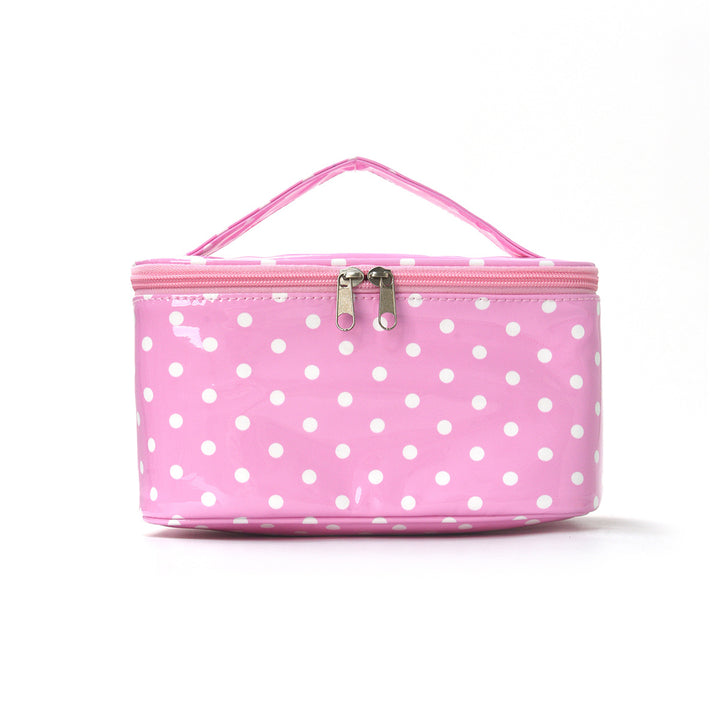 Cosmetic organizer with carry handle and water-repellent coating Bowlift