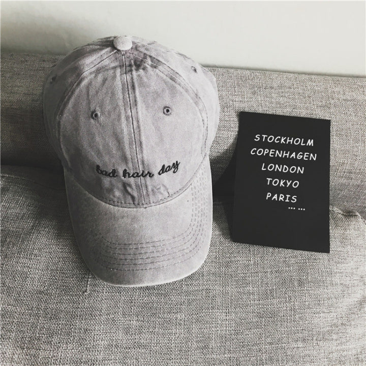 Women's Embroidered Casual Soft Cotton Baseball Cap Bowlift