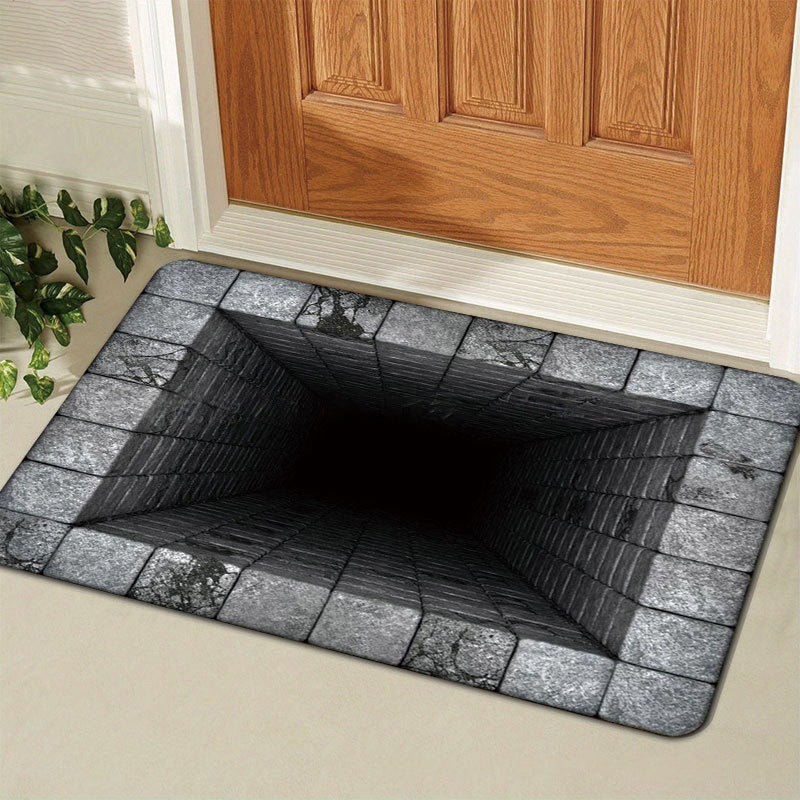 3D Optical Illusion Floor Mat
