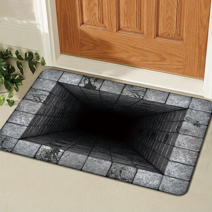 3D Optical Illusion Floor Mat