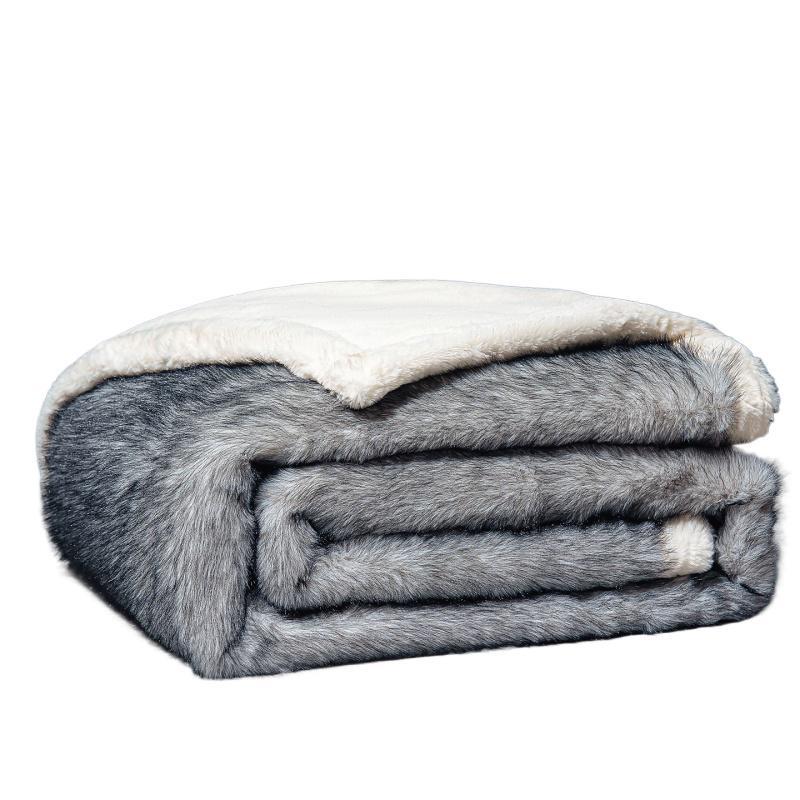 Luxurious Faux Fur Throw Blanket Bowlift 1787118668