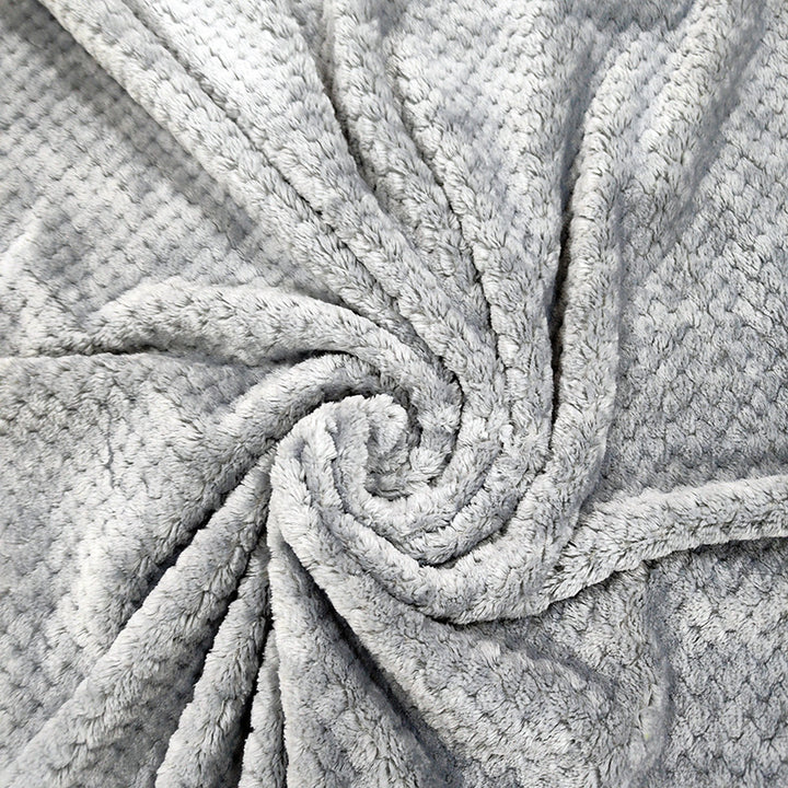 Women's cozy waffle texture blanket Bowlift