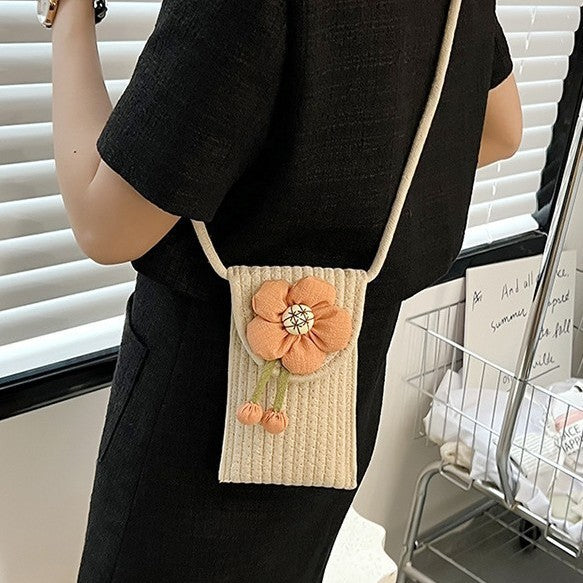 Flower pattern shoulder bag Bowlift