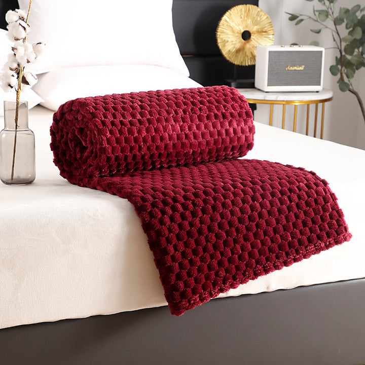 Women Soft and Cozy Plaid Blanket Bowlift