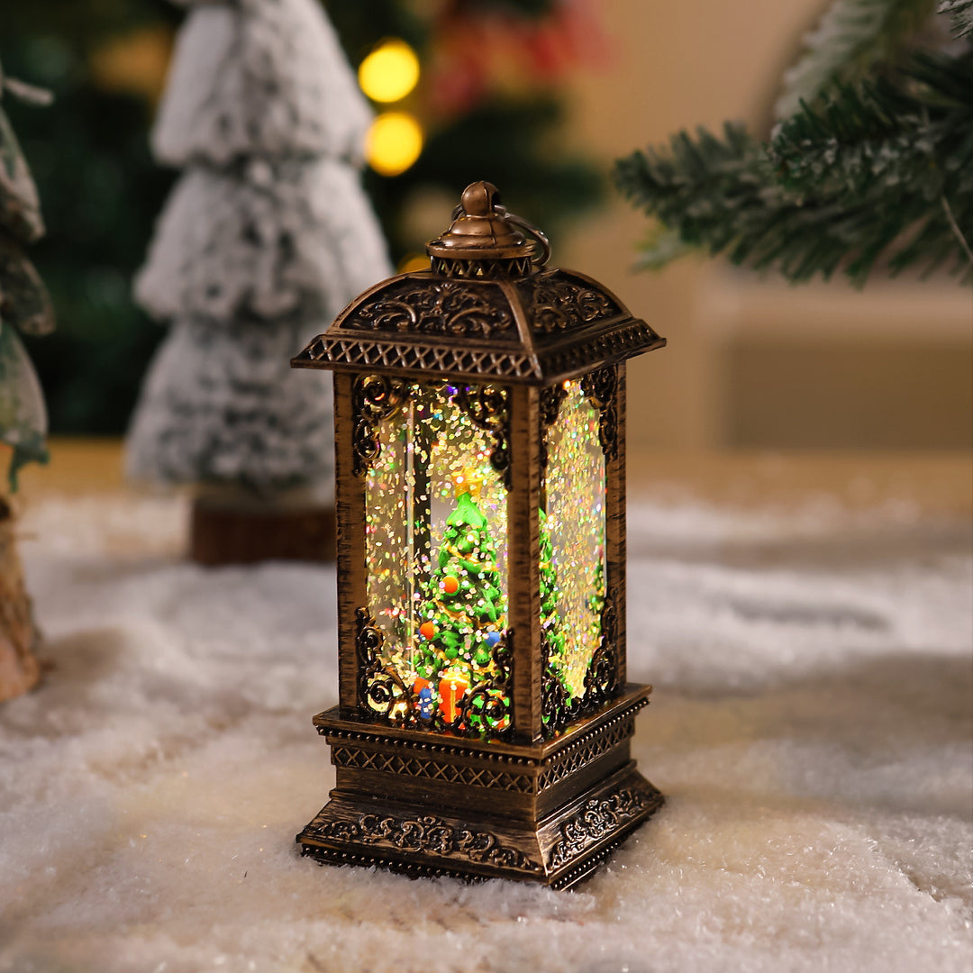 Vintage Christmas Lantern Bowlift