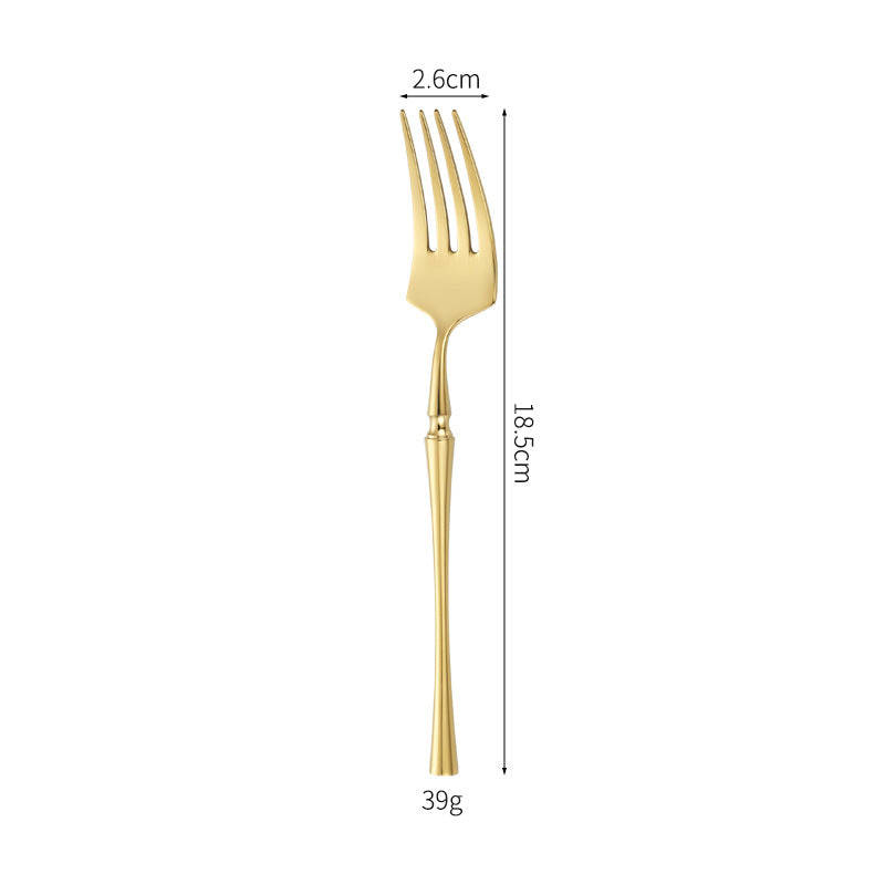 Luxurious and Elegant Dessert Knife with Precision Blade Bowlift