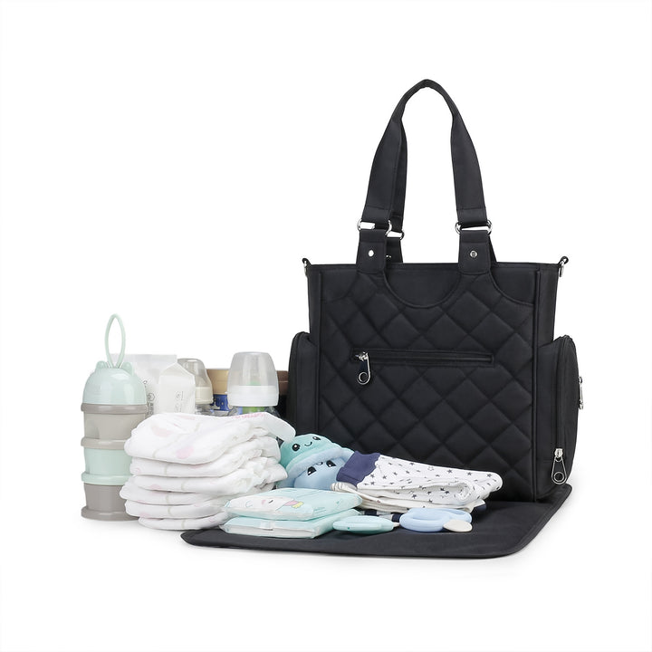 High-quality diaper bag with multifunctional accessories Bowlift
