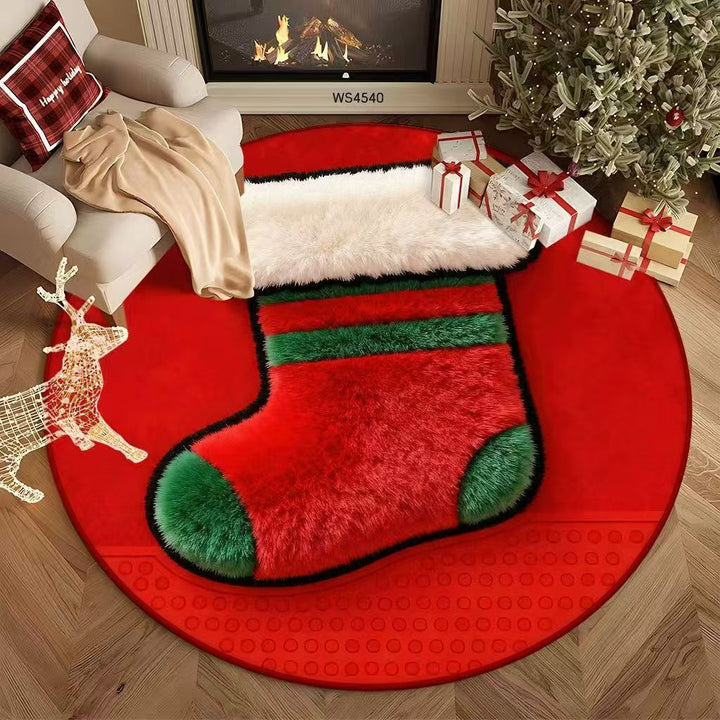 Festive Holiday Bells Area Rug Bowlift