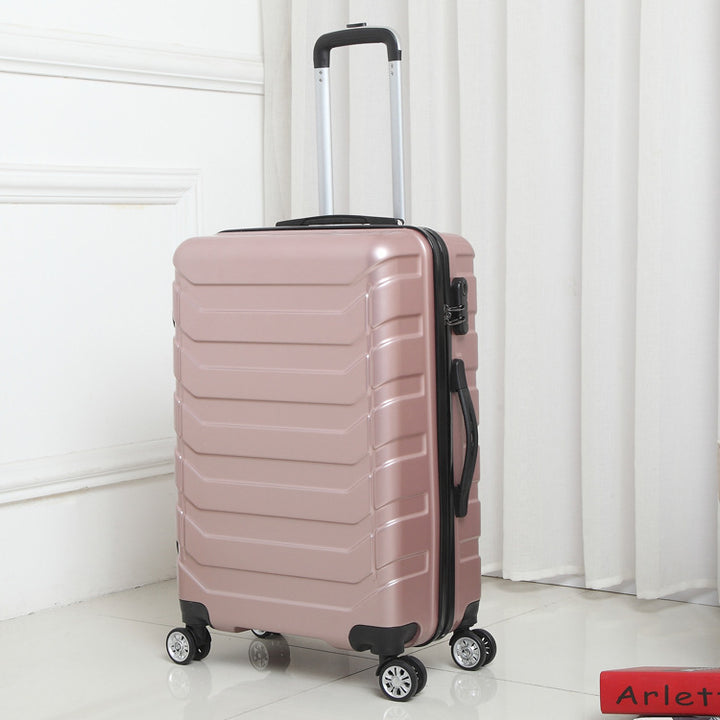 Unisex Lightweight Hard Shell Trolley Suitcase Bowlift