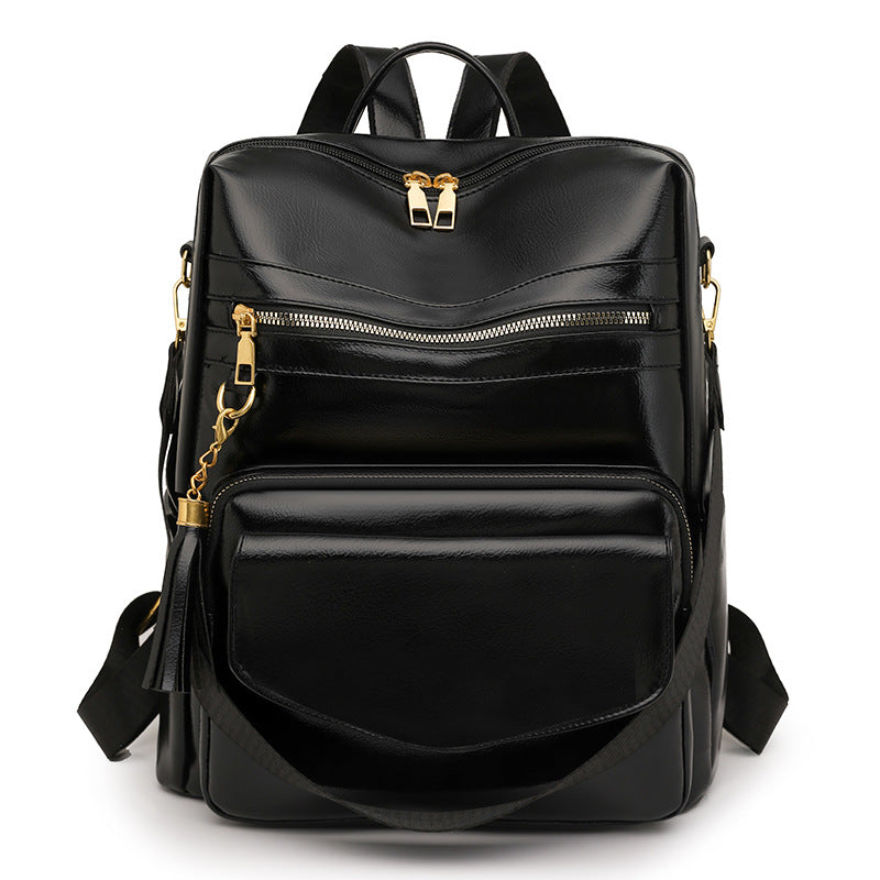 Multifunctional Stylish Leather Backpack Bowlift
