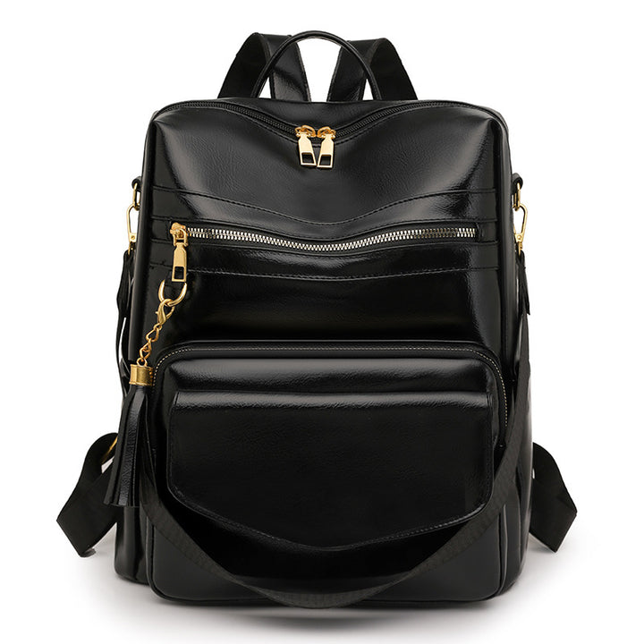 Multifunctional Stylish Leather Backpack Bowlift