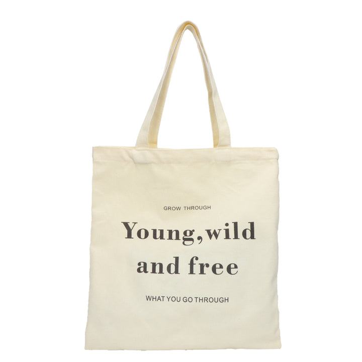 Motivational Canvas Tote Bag Bowlift