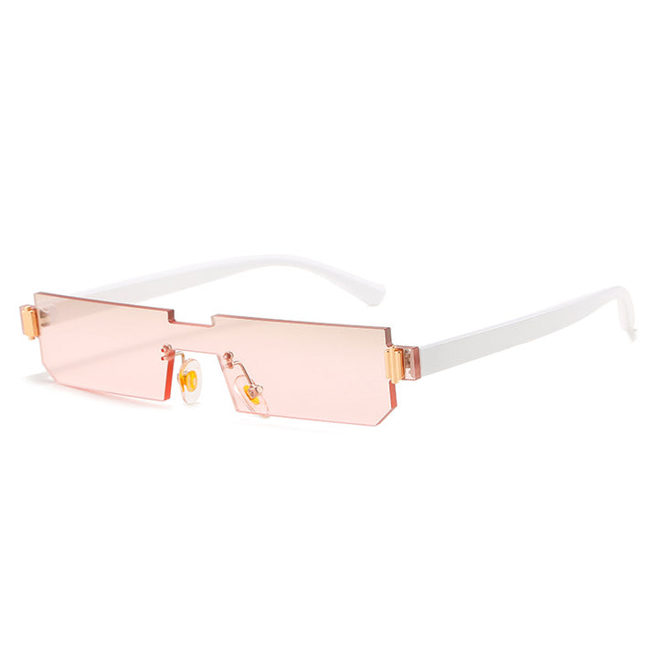 Women's fashionable geometric sunglasses with fine frame Bowlift