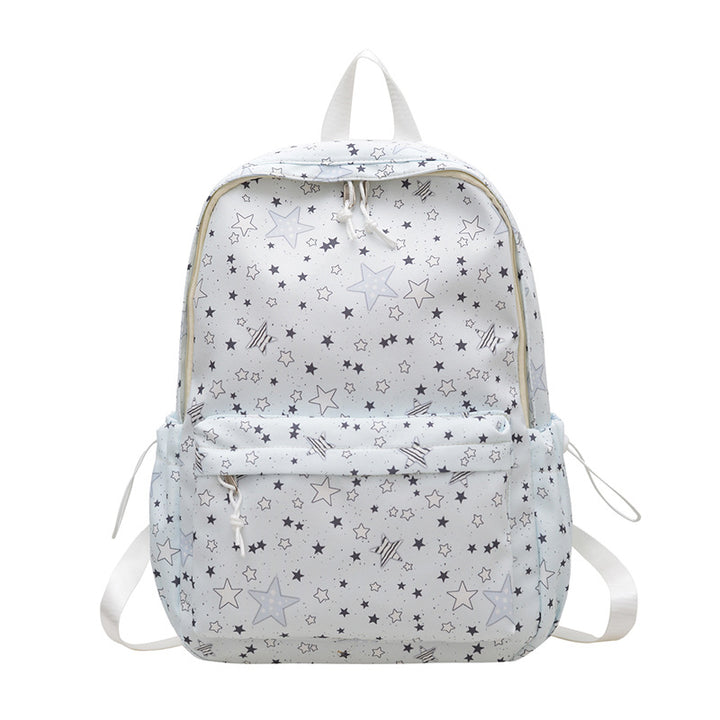 Stylish Star Print Backpack Bowlift