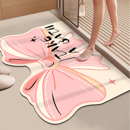Cartoon-Themed Bath Area Rug