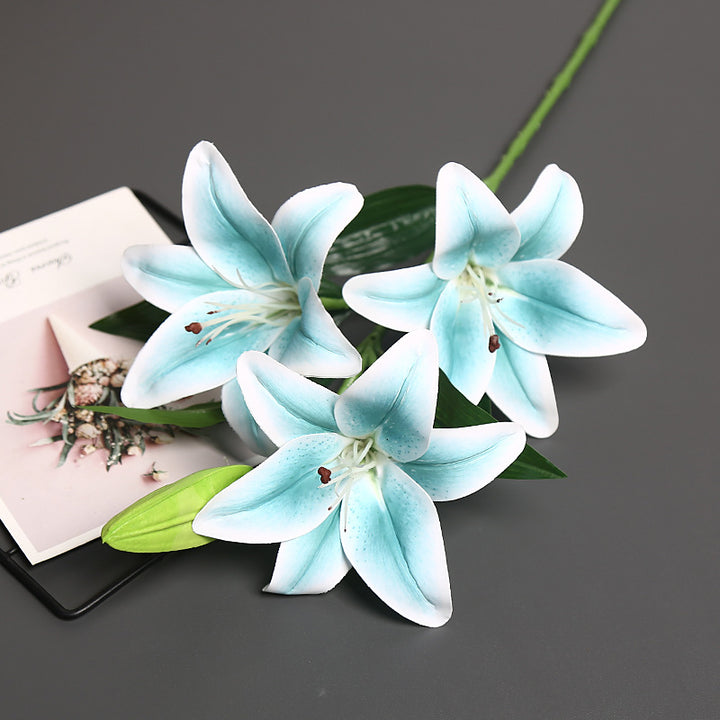 Lifelike Artificial Lily Bouquet
