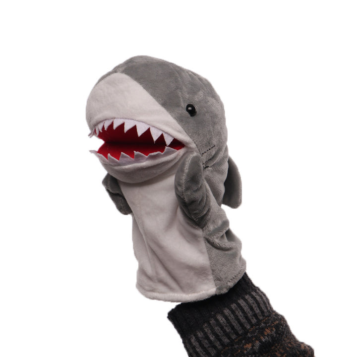 Plush Tiger Hand Puppet With Soft Fleece Movable Mouth Embroidered Features