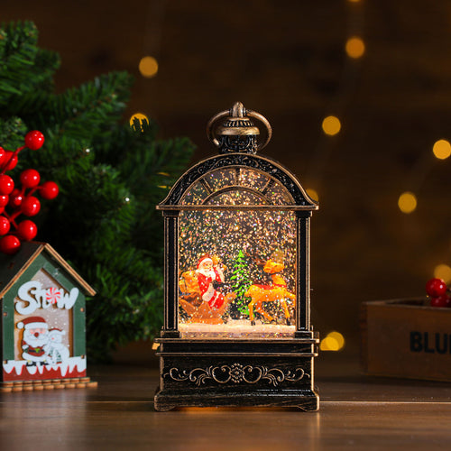 Illuminated Musical Christmas Lantern Bowlift