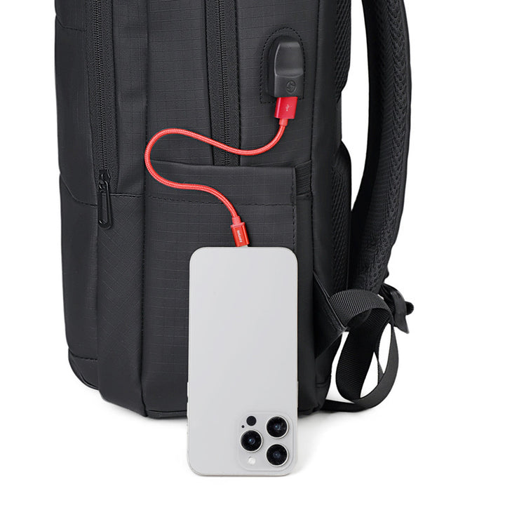 High-Durability Multi-Compartment Laptop Backpack Bowlift