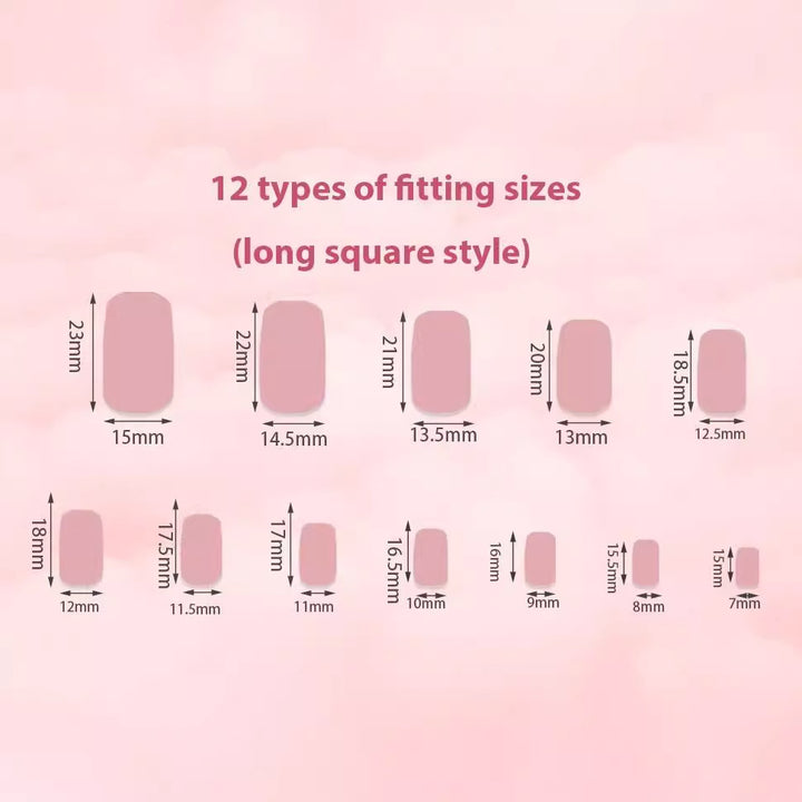 Acrylic nail set with detailed koi design Bowlift