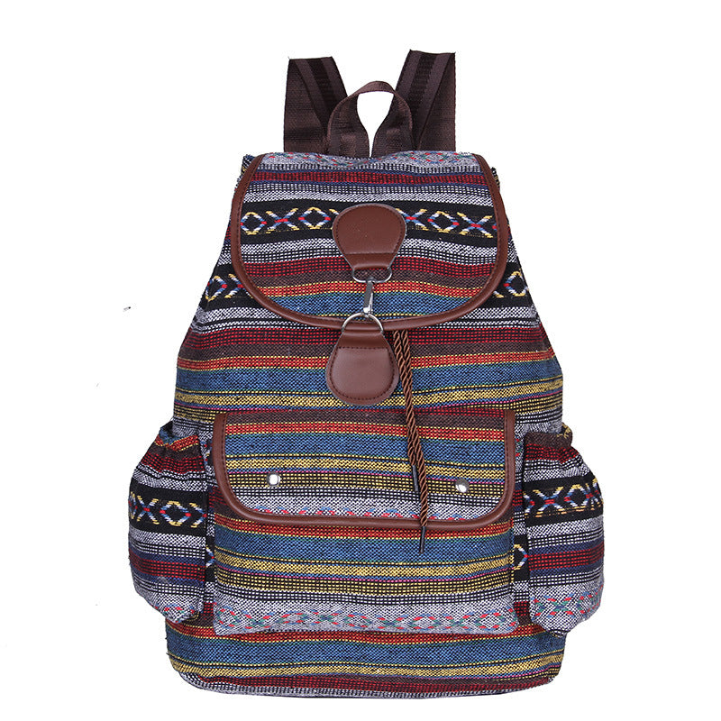 Bohemian Multi-Pocket Travel Backpack Bowlift