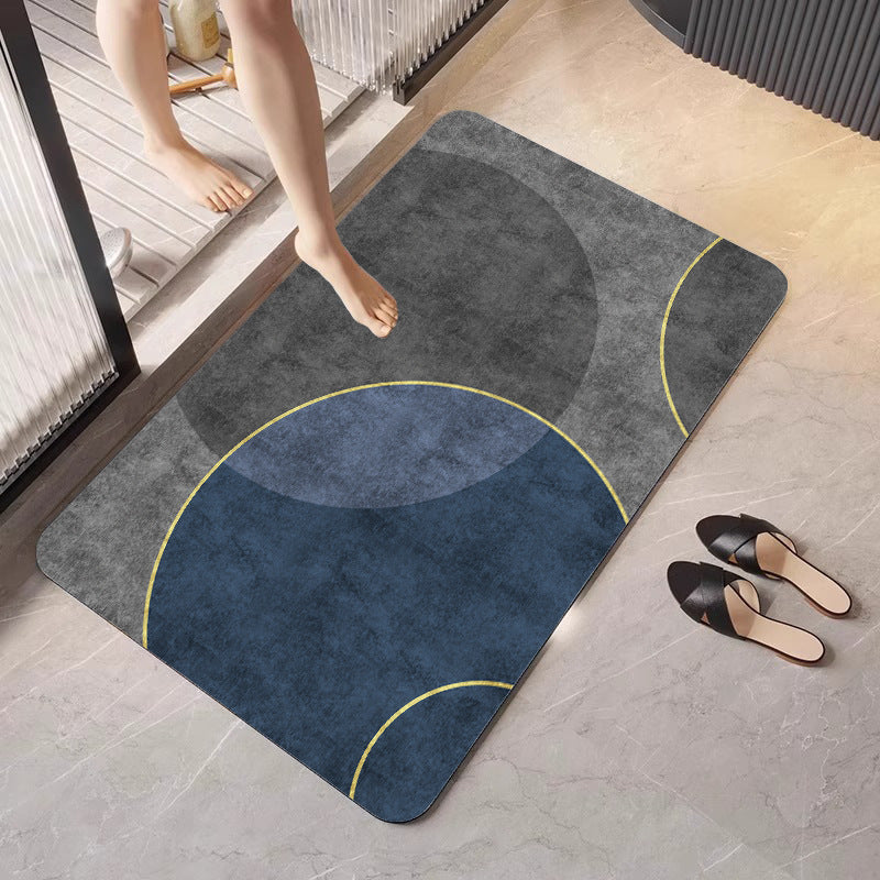 Stylish Abstract Bath Mat Bowlift