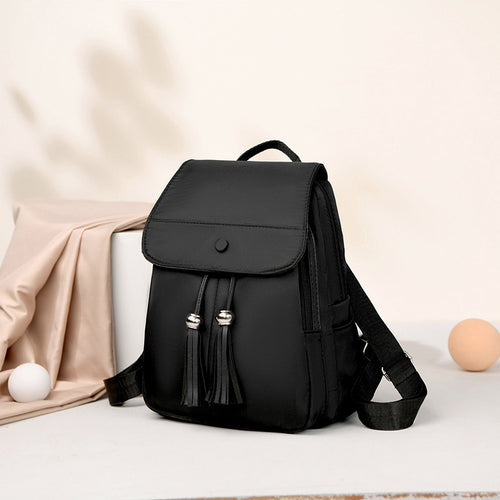 Stylish Backpack with Tassels Bowlift
