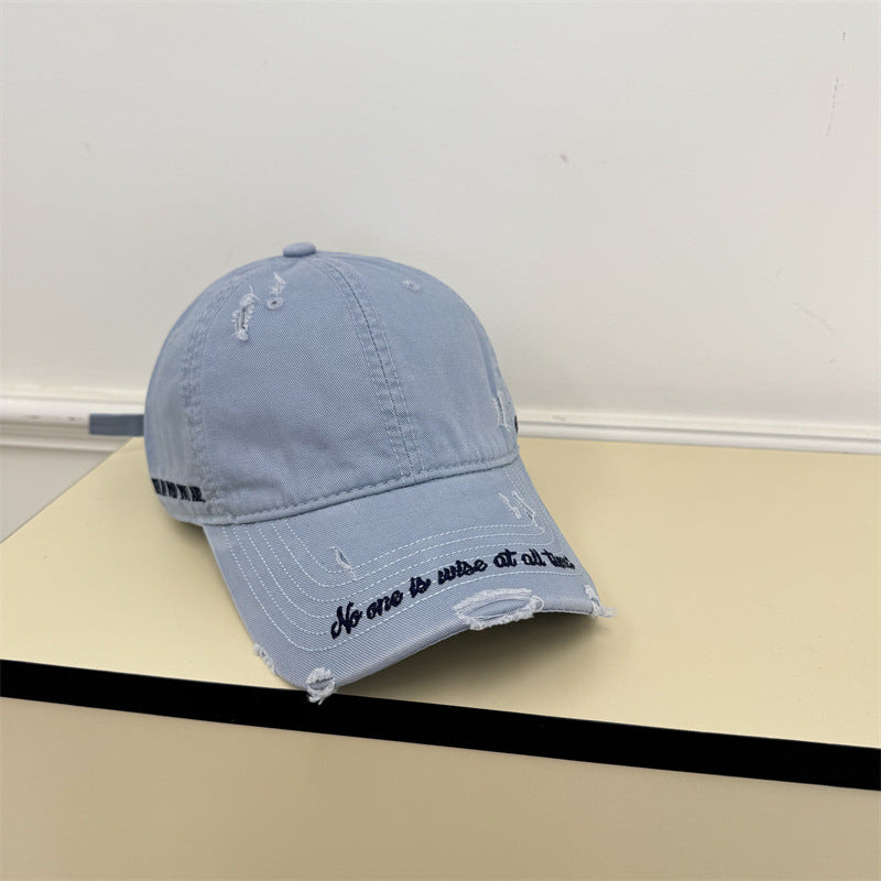 Men's Vintage Distressed Baseball Cap Bowlift