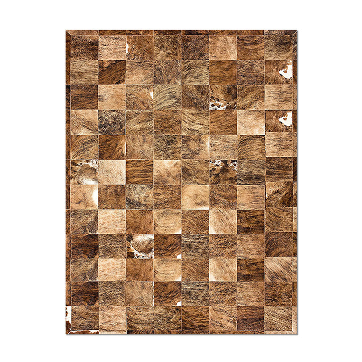 Rustic Patchwork Area Rug Bowlift