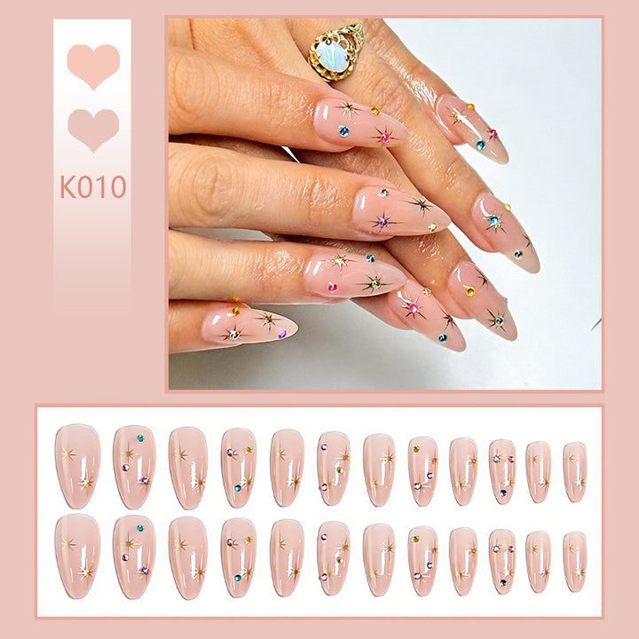 Nail art set with sparkling star and crystal decorations Bowlift
