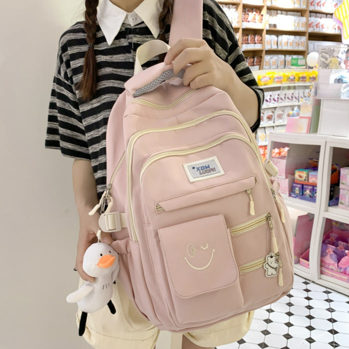 Multi-Pocket Casual Backpack Bowlift