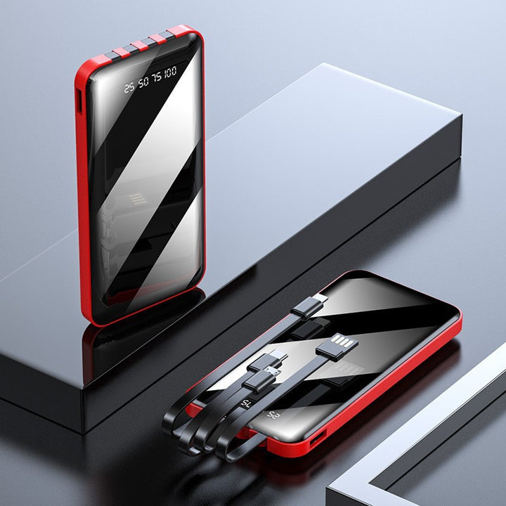 Portable power bank with integrated multifunction charging function and digital display Bowlift