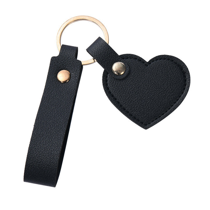 Women Keychain Bowlift Heart Shape Made of High-Quality Artificial Leather