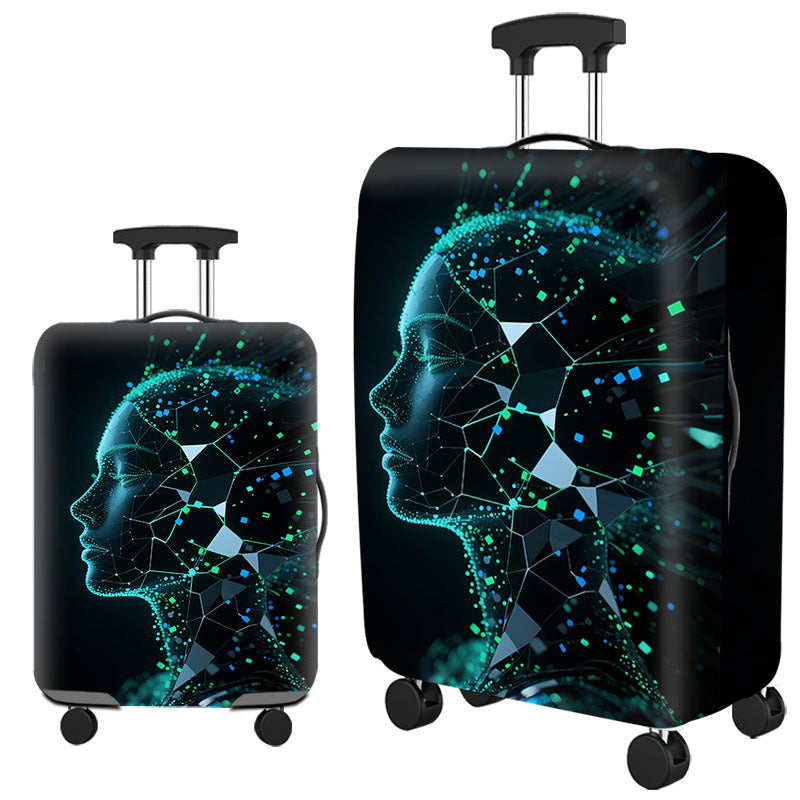 Unisex Hard-shell Suitcase with Playful Hedgehog Design Bowlift