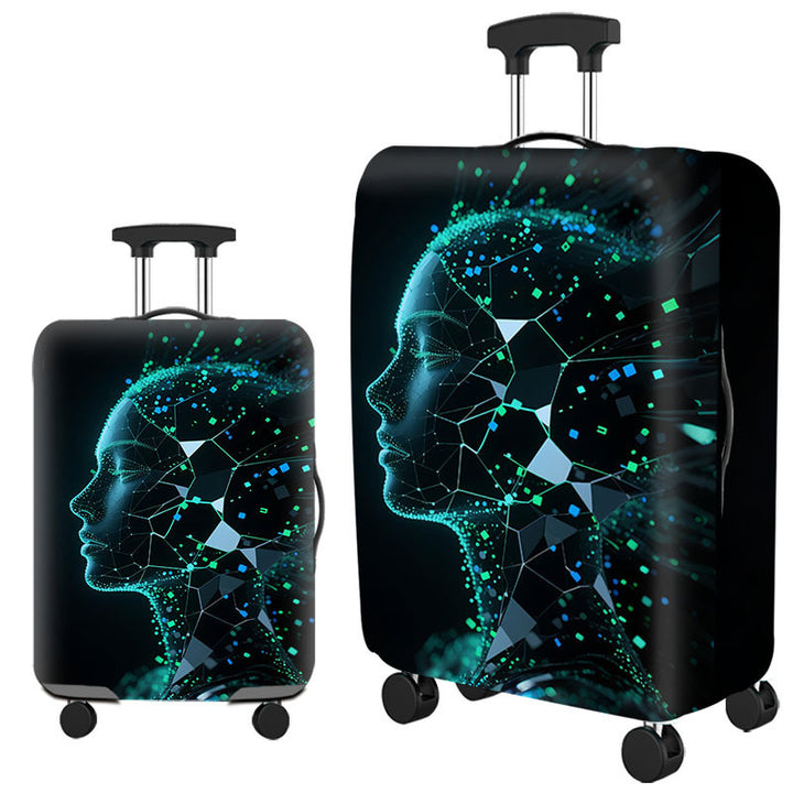 Unisex Hard-shell Suitcase with Playful Hedgehog Design Bowlift