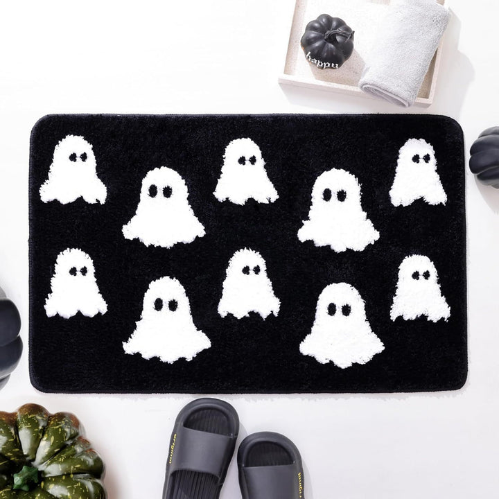 Halloween-Themed Ghost Bath Mat Bowlift