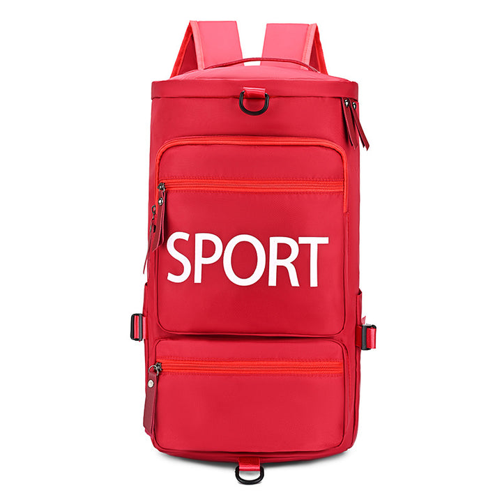 Sporty backpack with multiple compartments and reflective elements Bowlift