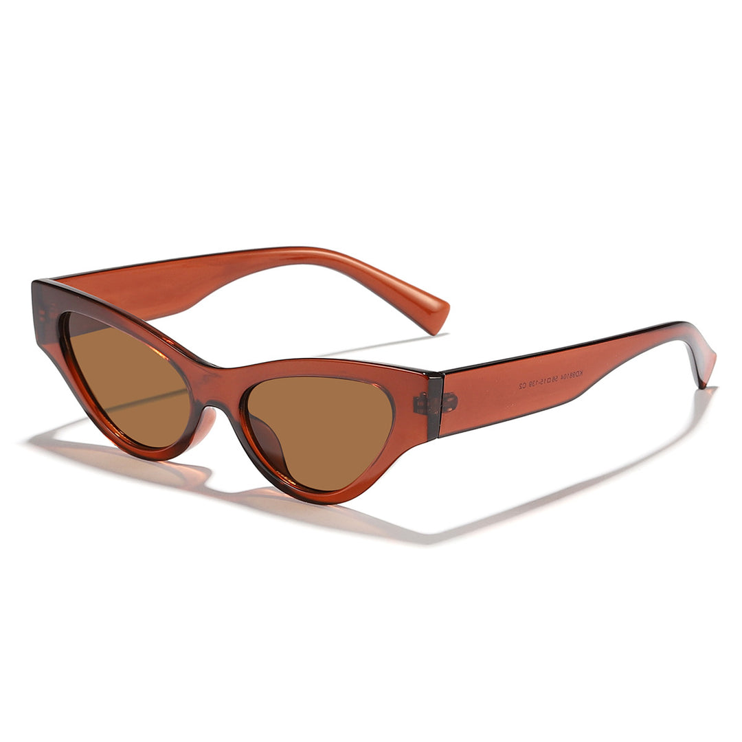 Women Cat-Eye Sunglasses with elegant, transparent frame and UV protection Bowlift
